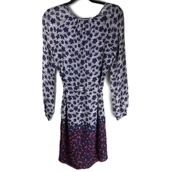 Tory Burch Lisa Silk Floral Keyhole Dress Size 6 - Picture 4 of 14